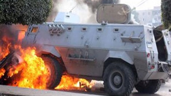 تفجير مدرعتين بشمال