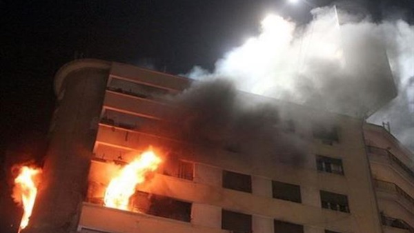 حريق بشقة - أرشيفية