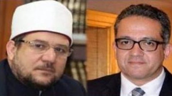 وزيرا الآثار والأوقاف