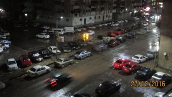 سقوط الأمطار