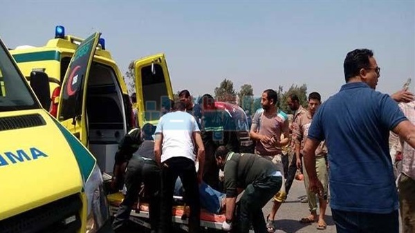 حادث انقلاب سيارة