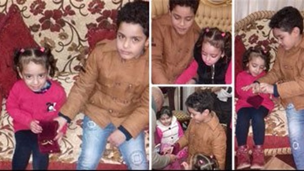 الطفلين فريدة وزين