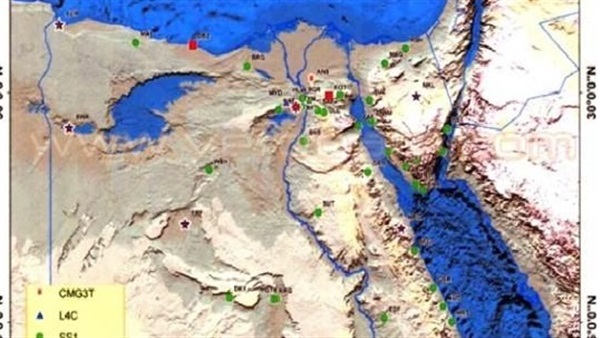 خريطة المناطق النشطة