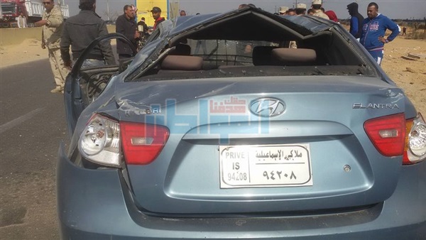 حادث سيارة بالإسماعيلية
