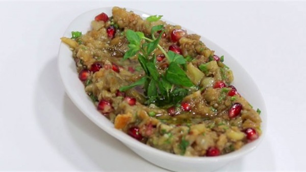 سلطة باذنجان الراهب