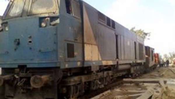 خروج عربات قطار بخط