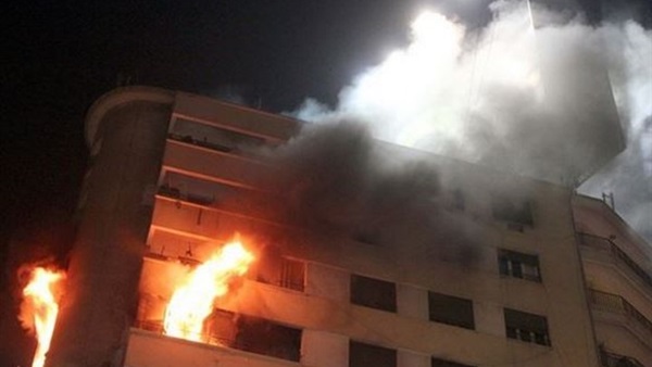 حريق بشقة