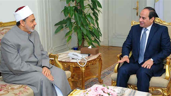 الرئيس السيسي وشيخ