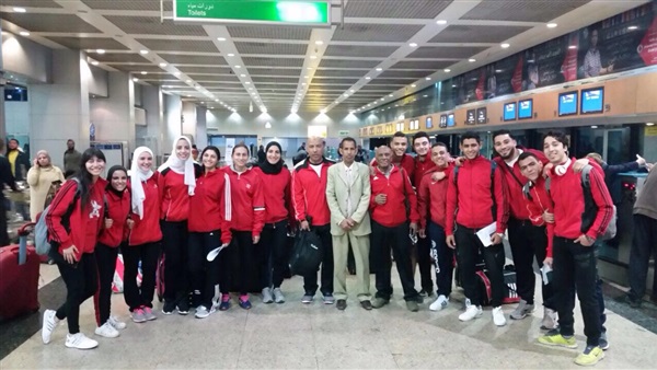 لاعبي منتخب مصر للكاراتية