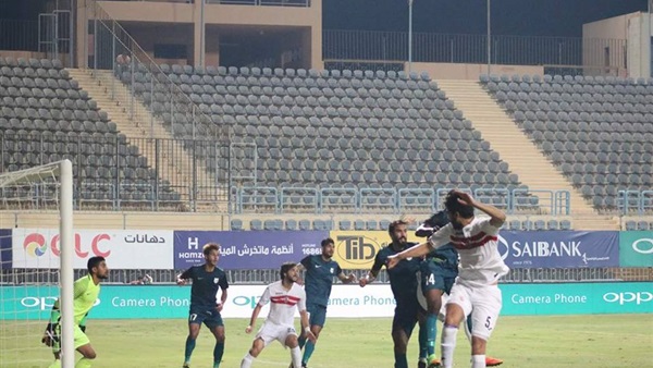 جانب من مباراة الزمالك