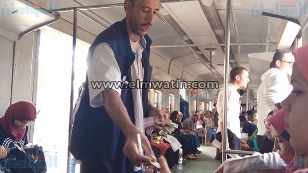 صورة من داخل القطار