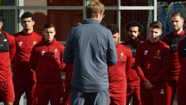 محمد صلاح في تدريبات