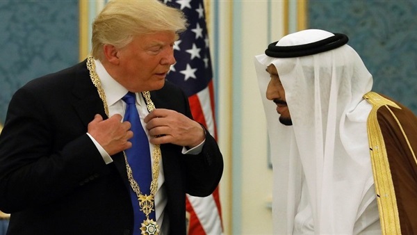 الملك سلمان ودونالد