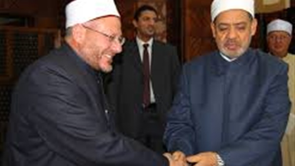 شيخ الأزهر والمفتى