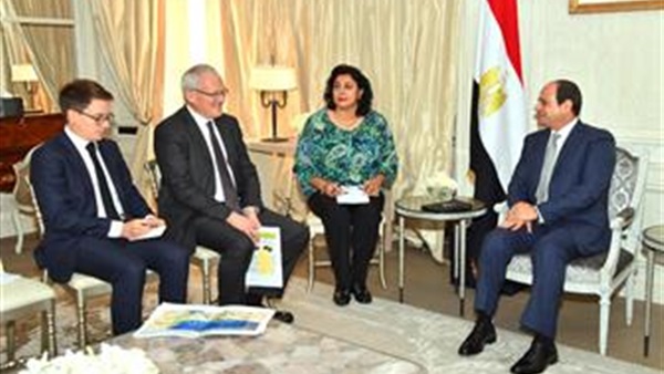 السيسى يلتقى وزير