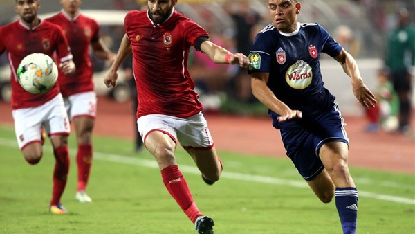 جانب من مباراة الأهلي