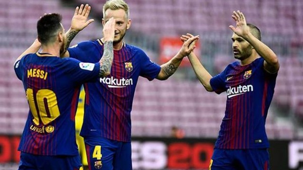 لاعبي برشلونة