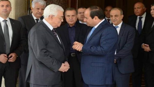 السيسى والرئيس الفلسطينى