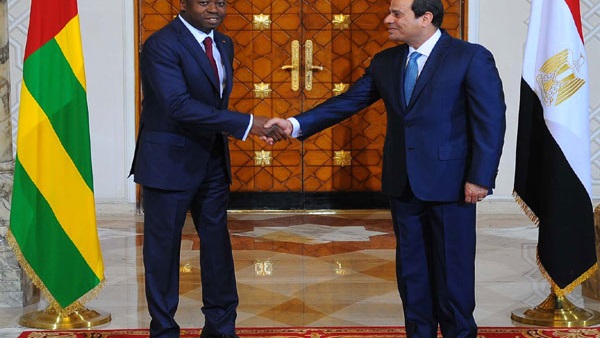 السيسي ورئيس توجو