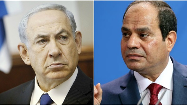 الرئيس السيسي ونتنياهو