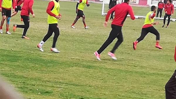 جانب من تدريبات الأهلى