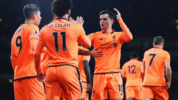 فرحة لاعبي ليفربول