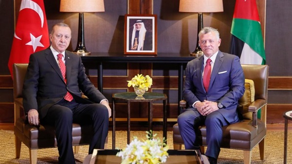 أردوغان والعاهل الاردني