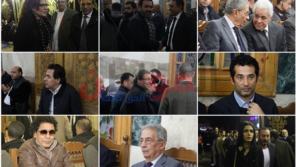 عزاء شقيقة خالد يوسف