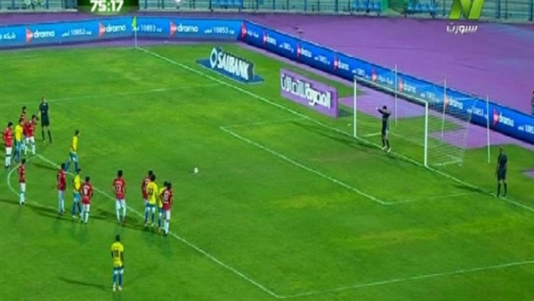 لقطة من مباراة الاسماعيلي