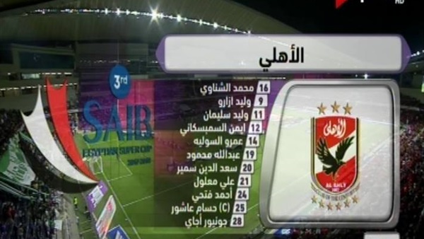 تشكيل الاهلي