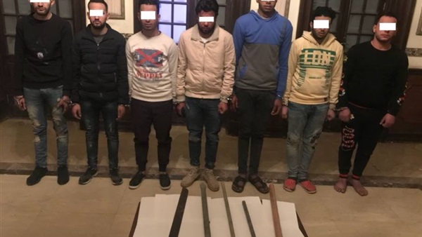 ضبط 7متهمين بالجيزة