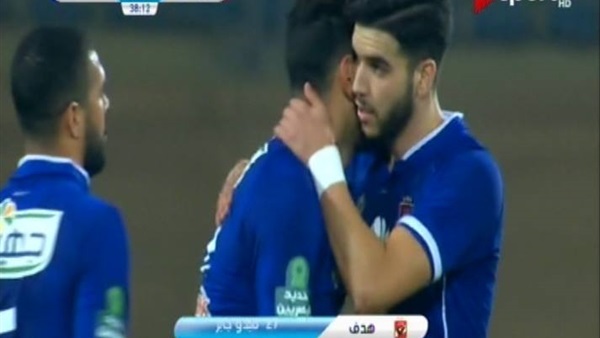 لحظة تسجيل الهدف