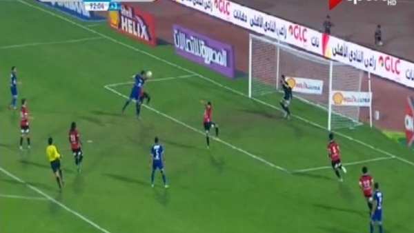 صورة من مباراة الاهلي