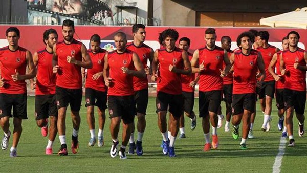 لاعبي-الاهلي-في المران