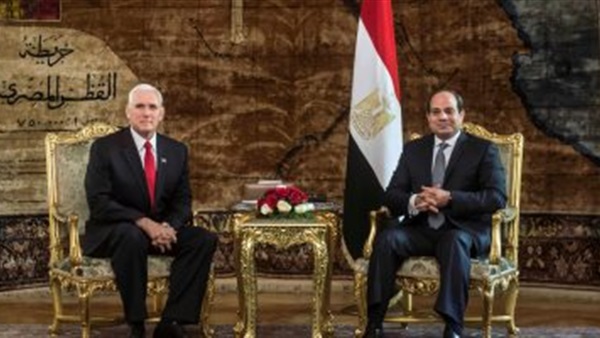 السيسي ونائب ترامب