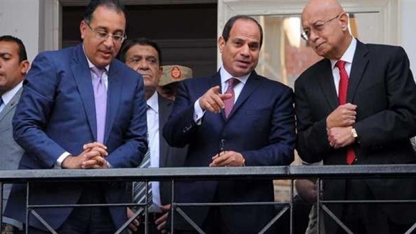 السيسي واسماعيل ومدبولي