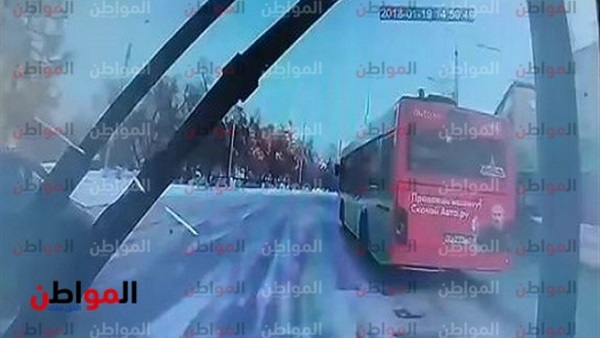 حافلة تدهس مسنة
