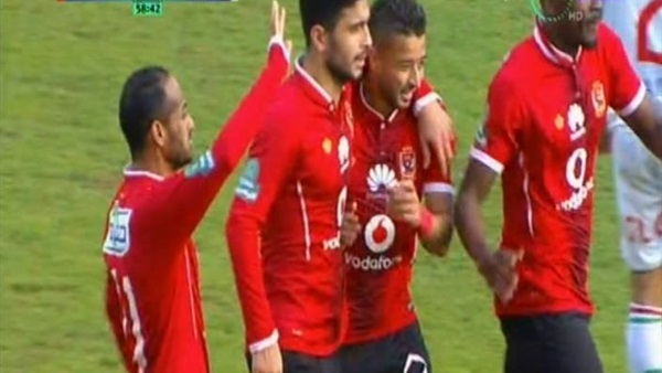 صورة من مباراة الاهلي