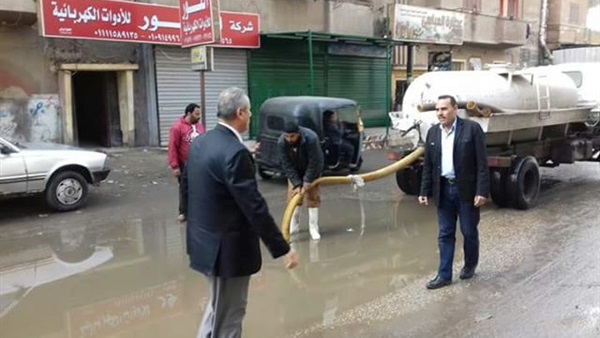 شفط مياه القليوبية