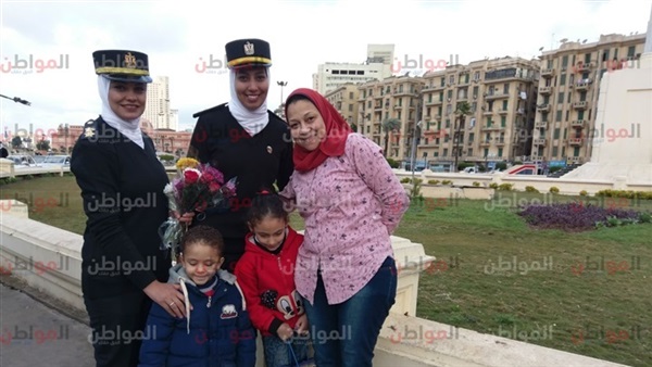 أثناء الاحتفال بعيد