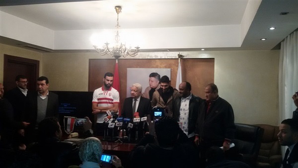 جانب من المؤتمر الصحفي