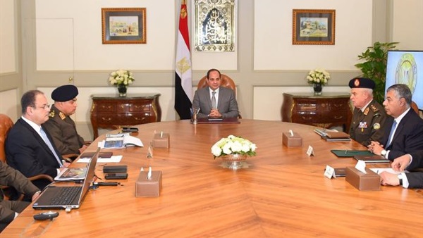 السيسى يجتمع مع رئيس