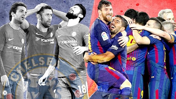 مباراة-تشيلسي وبرشلونة