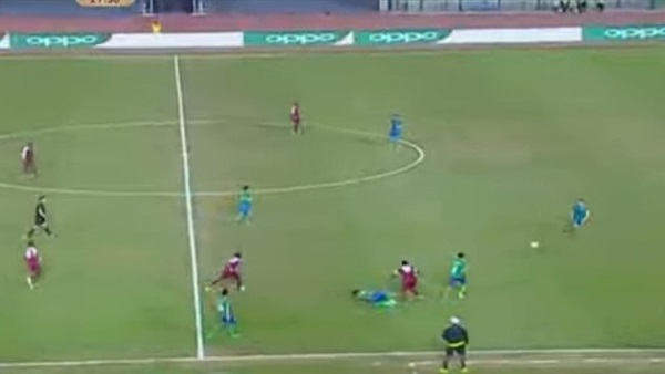 جانب من المباراة