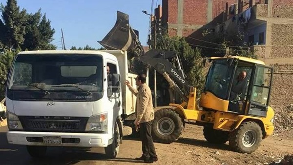 رفع القمامة بشبين