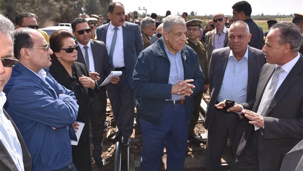 محلب ووزير النقل-البحيرة
