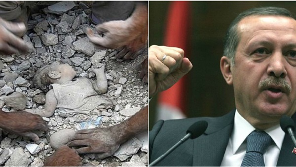 أردوغان قاتل الأطفال