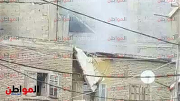 جانب من الحريق