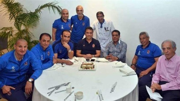 بعثة الاهلى تحتفل