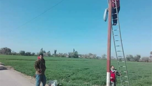 تركيب اعمدة انارة
